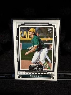 2025 Panini three and two Nick Kurtz RC /99