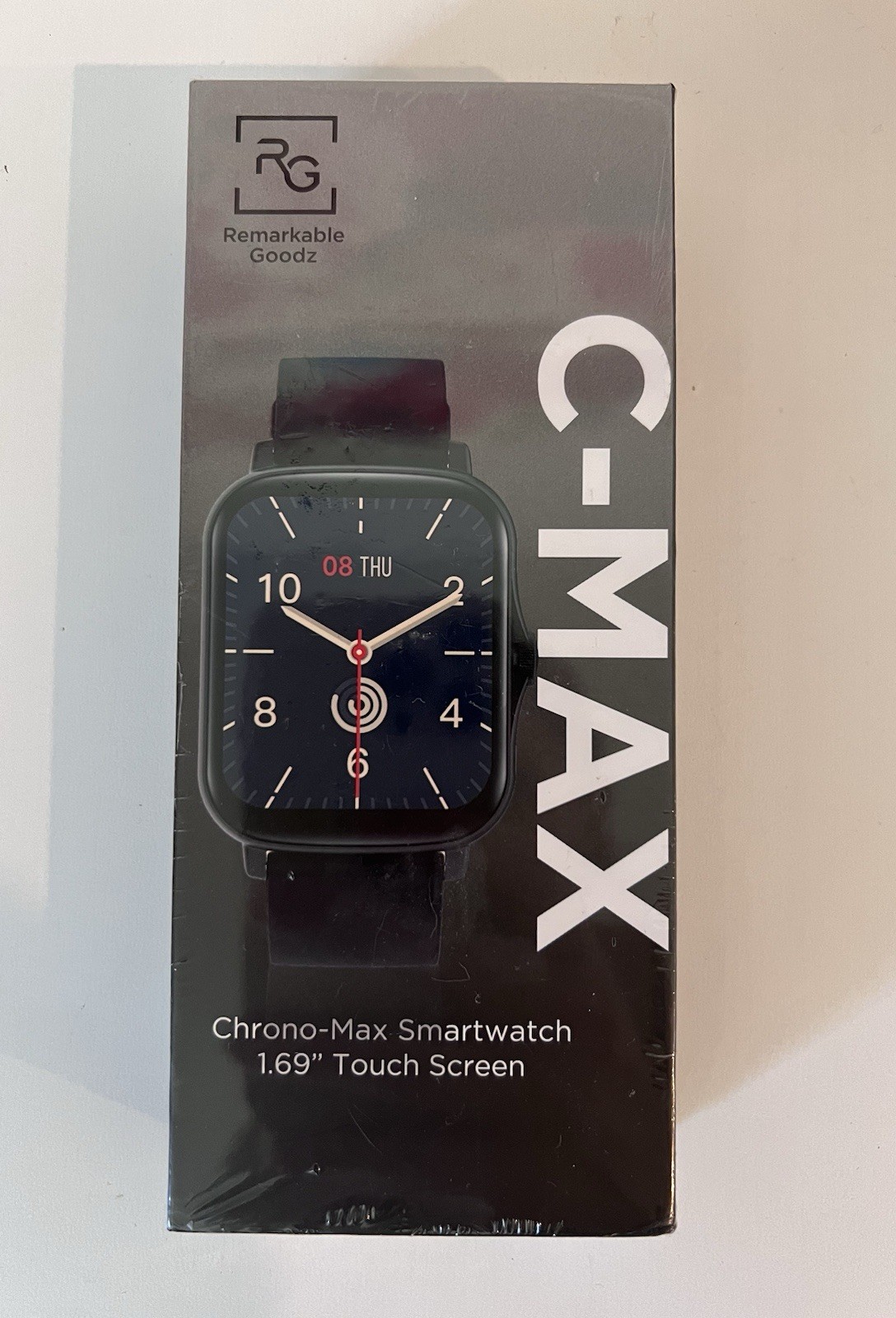 C-Max Chrono-Max 1.69 Inch Touch Screen Smartwatch New Sealed Teal Color