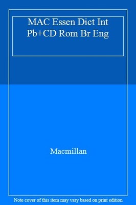 MAC Essen Dict Int Pb+CD Rom Br Eng By Macmillan
