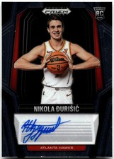 2024-25 Panini Prizm Black RS-DUR Nikola Durisic Rookie Signatures