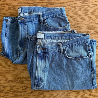 2 Calvin Klein Jean Shorts ~ GUC ~ Mens 42 ~ Blue Denim Jorts ~ Purchased 2012