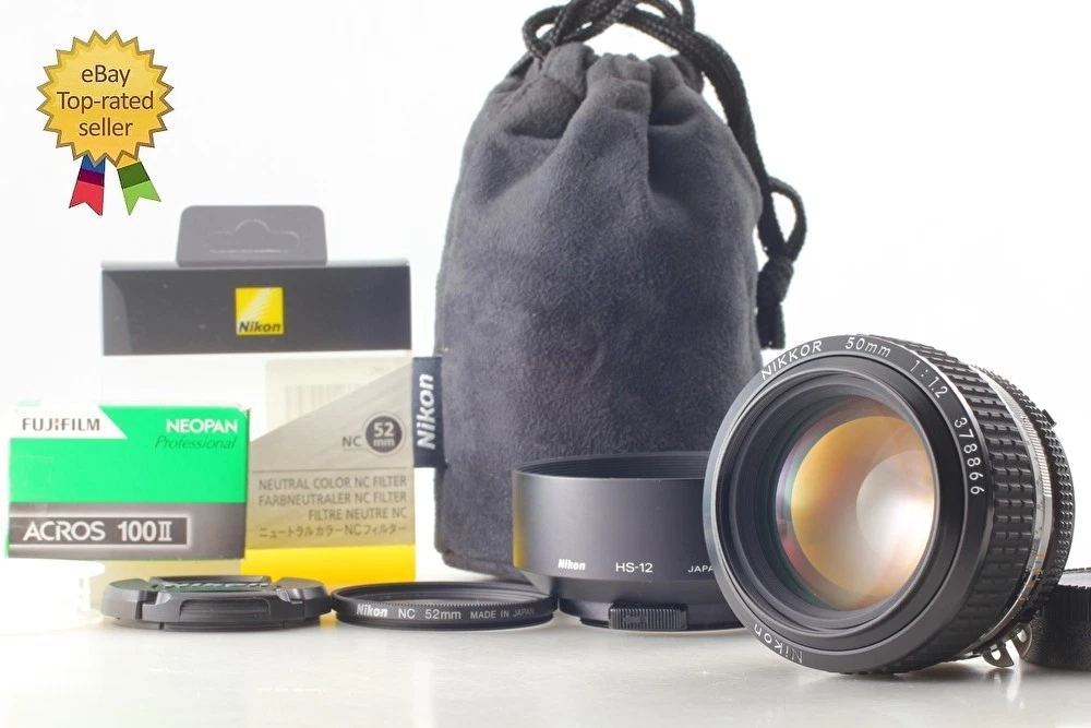 Nikon AI-S 50mm Focal f/1.2 Camera Lenses for sale - eBay
