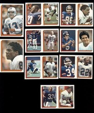 1986 Miami Dolphins Sticker Set DAN MARINO MARK CLAYTON DUPER DWIGHT STEPHENSON