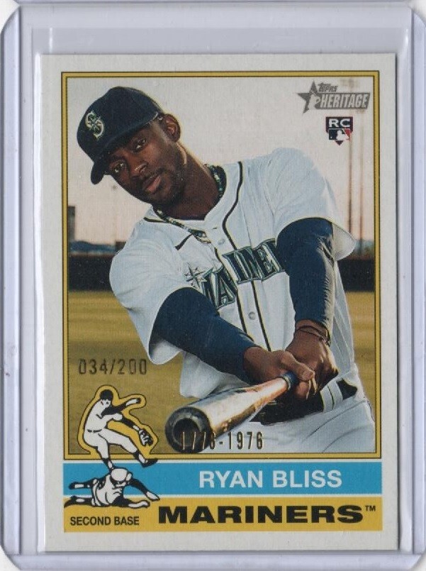 2025 Topps Heritage RYAN BLISS RC Rookie 1776-1976 Bicentennial /200 Card #16