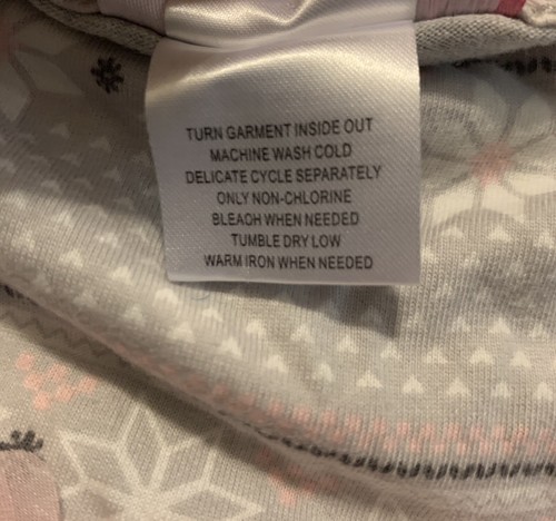 Goodlad Toddler Girl Size 3T Gray Pink Dress Long Sleeved Cotton - Picture 6 of 7