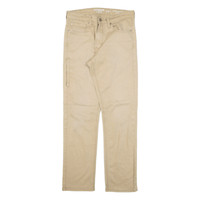 LEVI'S Denizen Mens Trousers Beige Slim Straight W30 L32