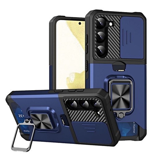 Funda con ranura para tarjeta para Samsung Galaxy S25+ S25-Plus SM-S936 cubierta de cámara soporte - Imagen 12 de 19