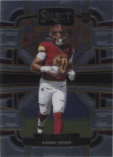 2761J 2023 Panini Select #292 Broderick Jones Red and Yellow