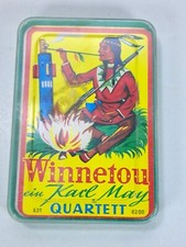 VTG Quartett Winnetou Karl May Sammler 631  8200 Kartenspiel Indianer Western