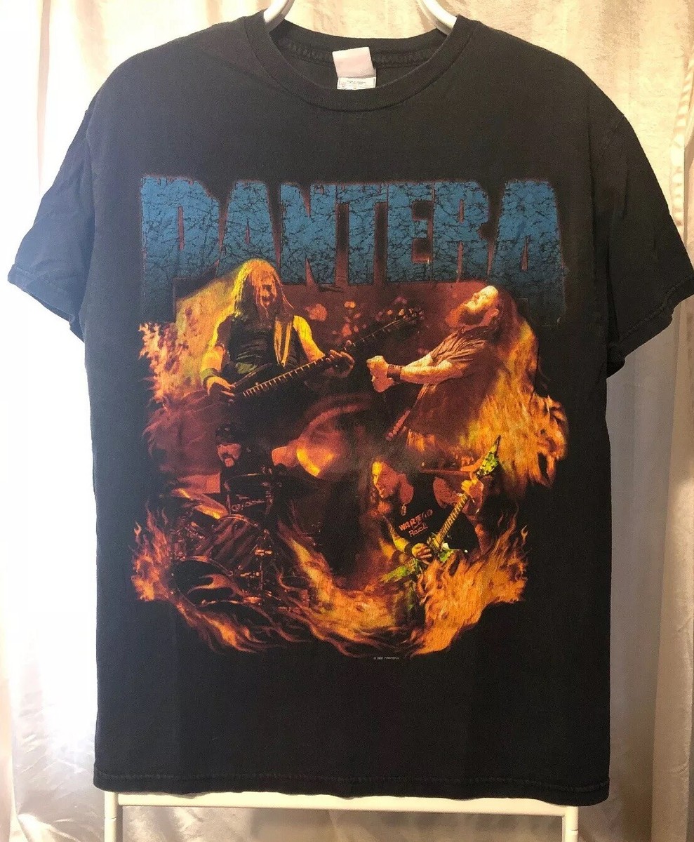 Vintage 2001 Pantera Reinventing The Steel T Shirt Medium Concert