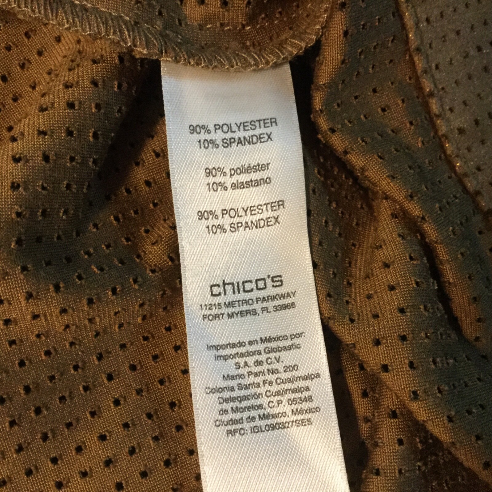 Chico S Tan Jacket Size 1x Gem