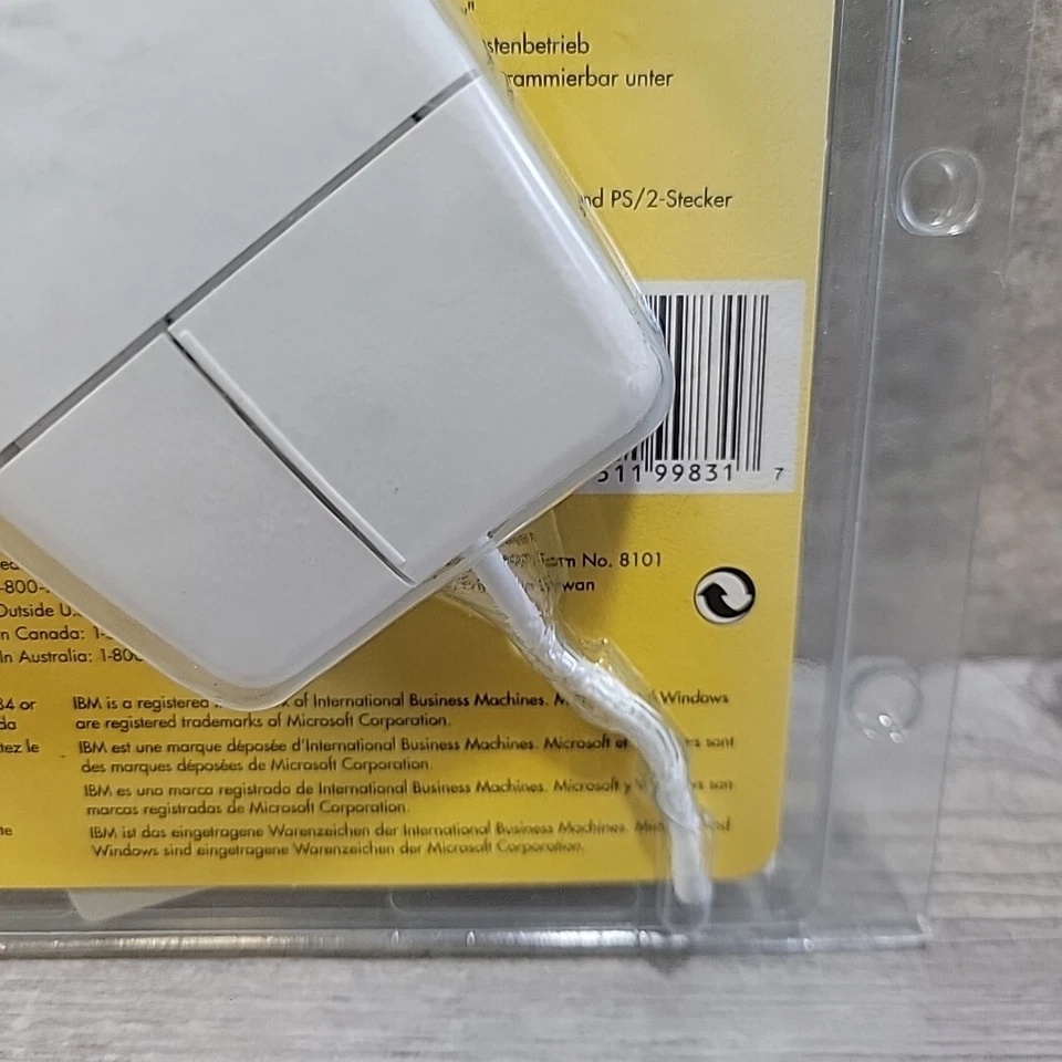 VTG 1995 Fellowes Desktop Computer Mouse Kit Serial PS/2 NOS 99831 Windows 95 - Image 3 of 4