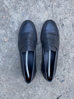 Officine Generale Black leather loafers size 43 | eBay display picture 1