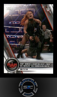 Becky Lynch def. Natalya - 2020 Topps WWE Women's Division Card#63