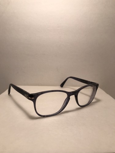 EUC Persol 3085-V 1031 Striped Blue Eyeglasses Frame Only 53-19-145 Italy