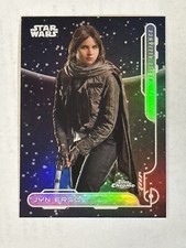 2024 Topps Chrome Star Wars Rebel Alliance Jyn Erso Refractor RA-9