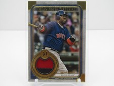 DAVID ORTIZ 2019 TOPPS MUSEUM COLLECTION GAME USED PATCH! #15/25! SP! RED SOX! 