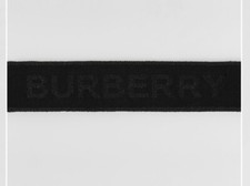 NWT Burberry Logo Jacquard Headband Black Unisex