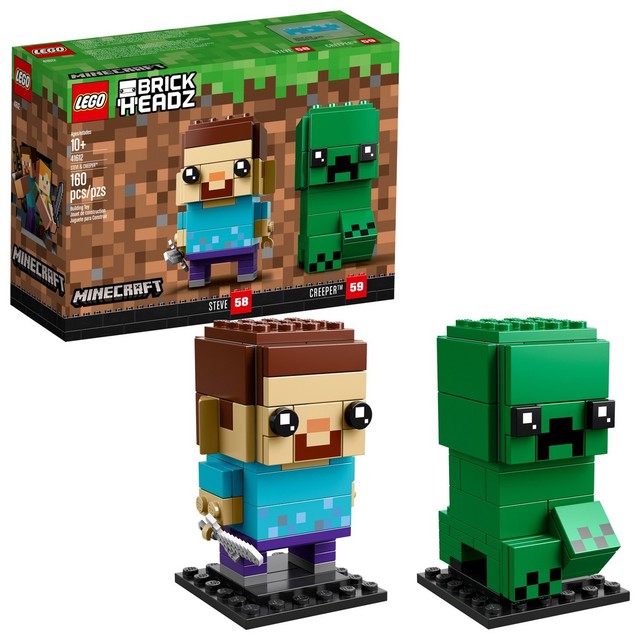 Lego BrickHeadz Steve &amp; Creeper (41612) for sale online eBay