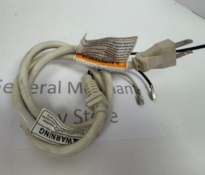 OEM Genuine Whirlpool Microwave Oven Power Cord W10269470, W10408076