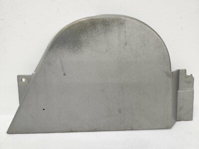 1986-1987 C4 Corvette Parking Brake Cover Trim Emergency Handle Silver GM Damage