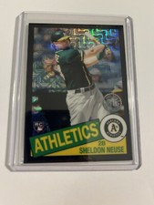 2020 Topps Sheldon Neuse Rookie 1985 35th Anniversary Black /199 #85TC-30