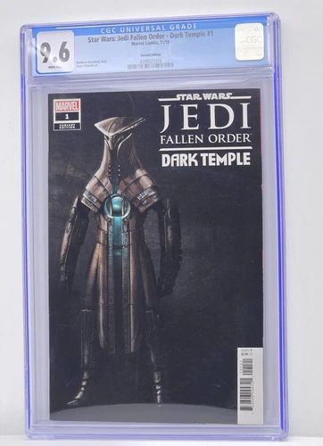 Star Wars Jedi Fallen Order / Dark Temple Variant #1 / Marvel / CGC Game
