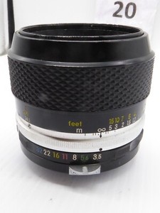 Nikon Micro-Nikkor-P.C 55mm f/3.5 macro/close focus lens. + new filter optic ok