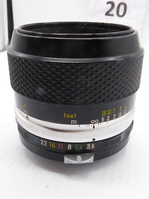 Nikon Micro-Nikkor-P.C 55mm f/3.5 Macro/Nahfokus Objektiv. + neue Filteroptik ok