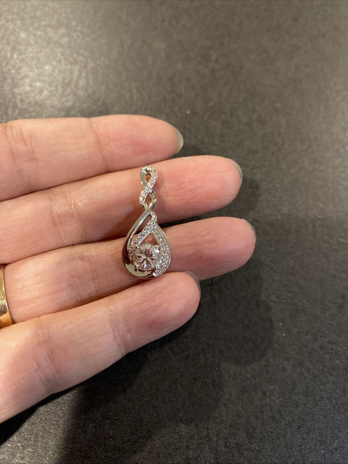 Vintage MARKED JWBR 925 STERLING SILVER Diamonds Pendant eBay