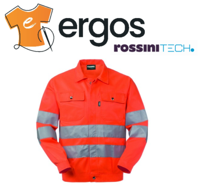 ROSSINI Giubbetto Giubbotto Alta Visibilità con Bande Rifrangenti