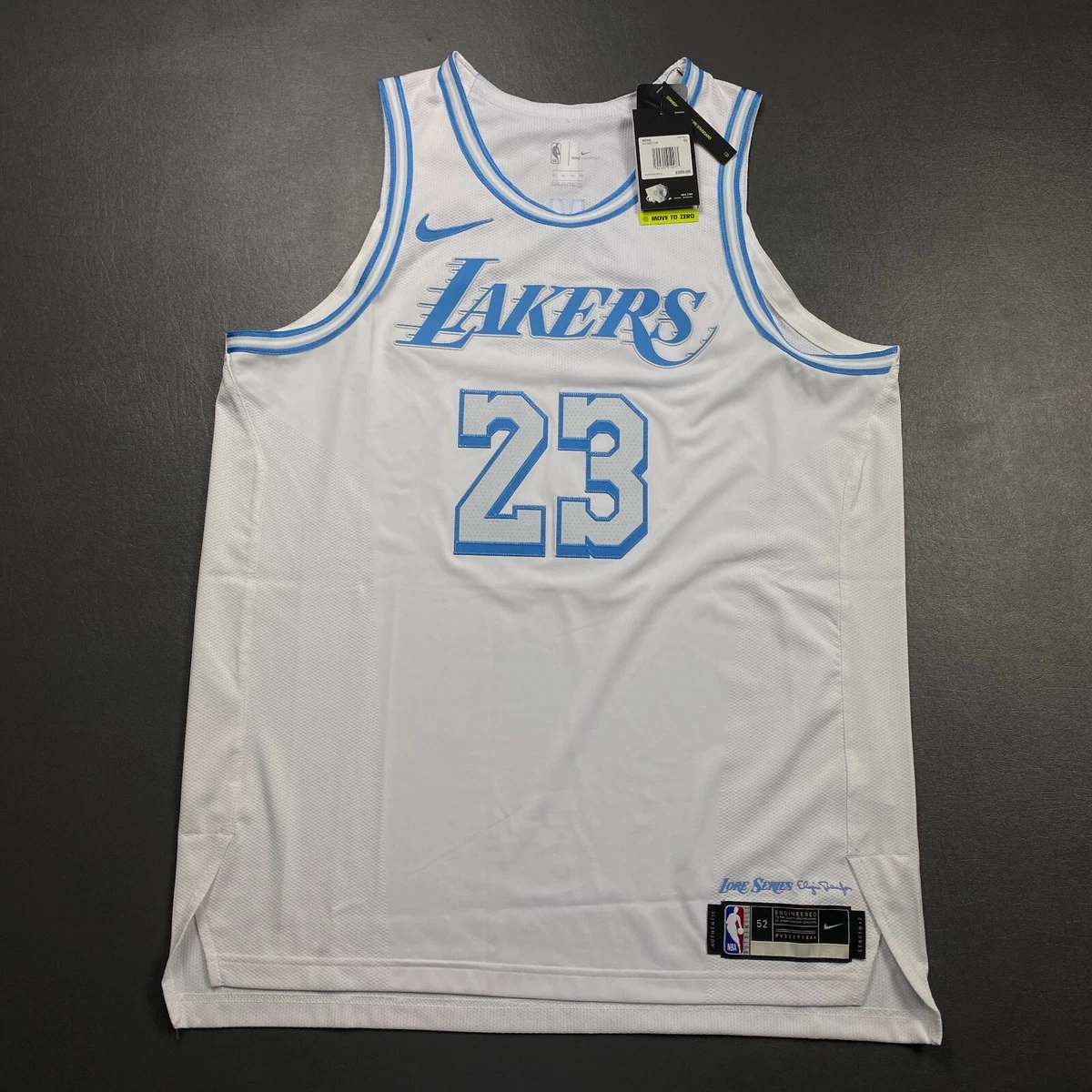 Lakers AUTHENTIC 2021 City Edition Lebron NBA Jersey 