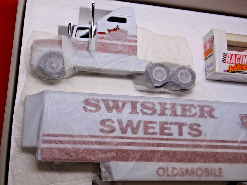 1993 Action RCCA 1:64 #20 ROB MOROSO Swisher 糖果 NASCAR 运输车装载机 — 第 4/4 张图片