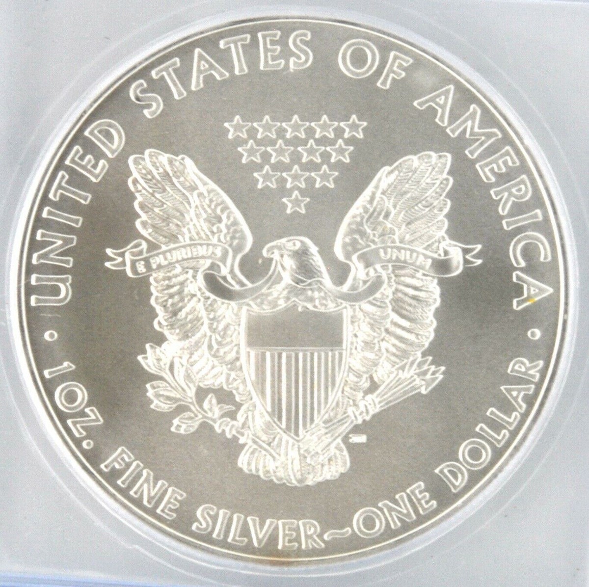 2008 Silver American Eagle $1 Dollar Certified ICG MS 70 Slabbed