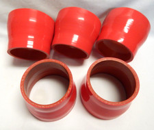 Wholesale Lot Red Silicone Coupler 3 To 2.75 Multi Layer Nylon Reinforced X5