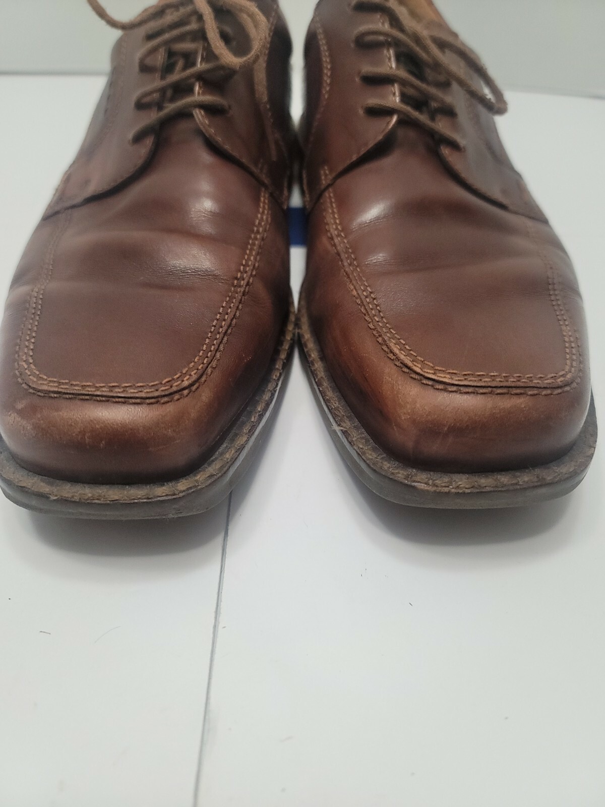 SAOLA Scarpe eleganti ECCO Oxford da uomo taglia 43 EU 10 US in pelle marrone con lacci