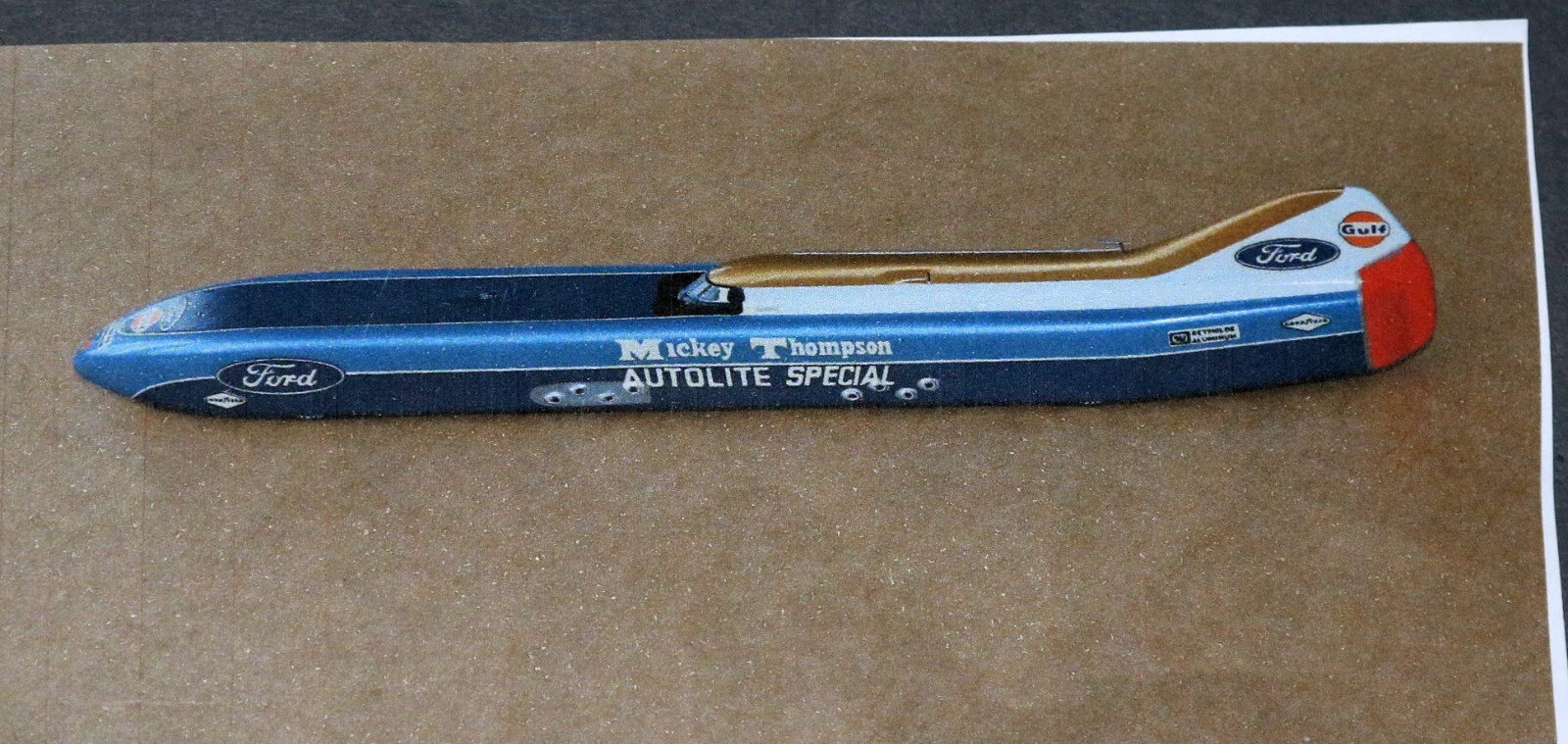 Shinton Autolite Special Micky Thompson Land Speed Record Car Kit 1/43 eBay