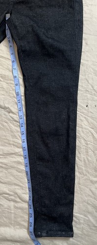 Good American black straight leg denim jeans fashion women's 6 pre owned - Picture 3 of 8