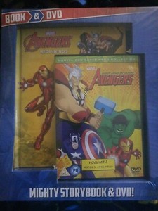New Marvel Avengers Book Dvd Set Mighty Storybook Dvd Parragon Books Ltd Ebay