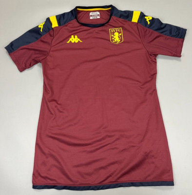 ASTON VILLA ENGLAND 2017/2018 TRAINING SHIRT JERSEY KAPPA Size XL Extra Large
