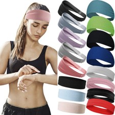 Sports Yoga Fitness Headband Women Men Stretch Sweatband Hair Band Elasticity 
