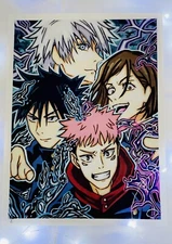 Jujutsu Kaisen Hand Painted Print (By Me) On 9x12 Mix Media Paper