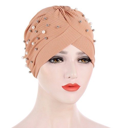 Flower Turban Hijab Hat Head Cover Wrap Scarf Bonnet Chemo Cap Hair Loss Bandana - Picture 10 of 26