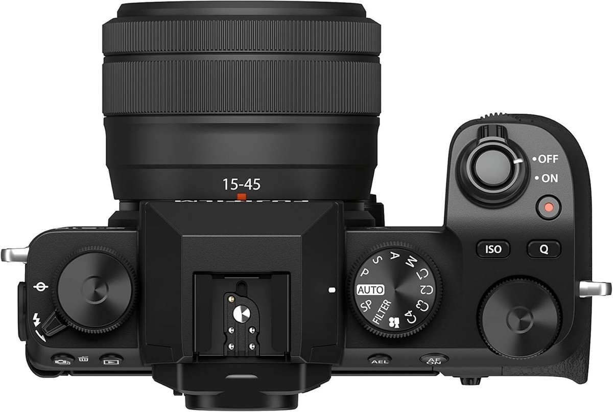FUJIFILM X-S10 Black Mirrorless Digital Camera with XC15-45mm