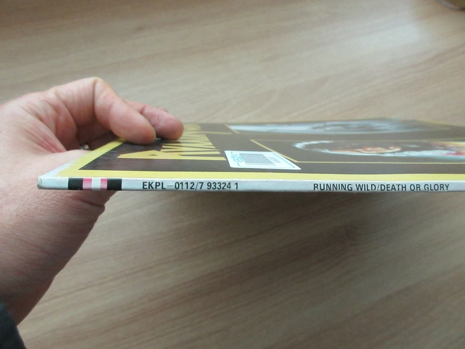 RUNNING WILD - DEATH OR GLORY 1990 KOREA ORIG LP INSERT NO BARCODE - Image 4 of 4