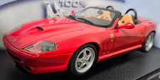 2000 Red Ferrari 550 Barchetta Hot Wheels 29441 1/18 Scale