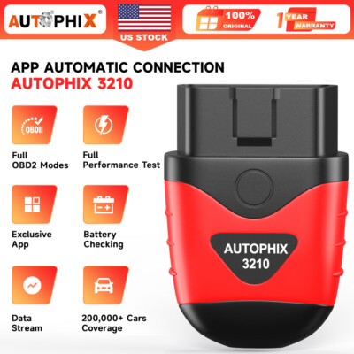 Wireless Car Code Reader Scanner for iOS Android for All OBDII Protocol Vehicles