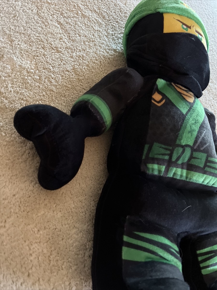 Lego Ninjago Lloyd Black Green Mini Fig Fleece Plush Stuffed