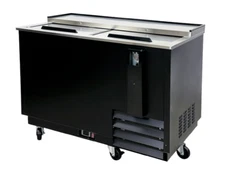 50" W Commercial Backbar Beer Refrigerator Bottle Reach In Cooler Counter Height
