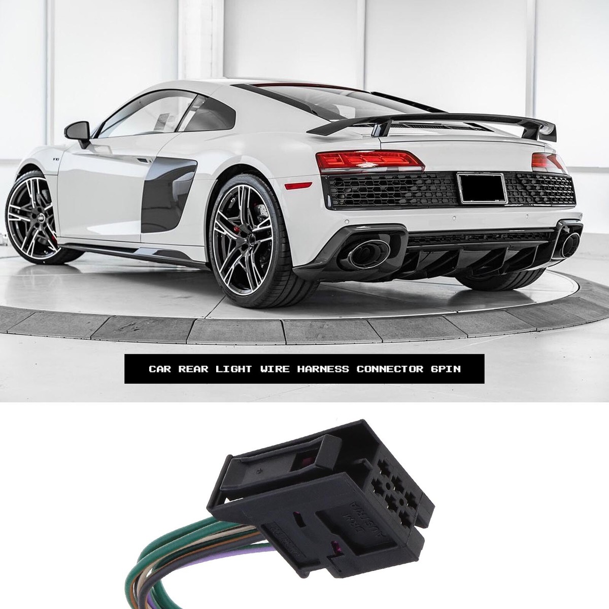 Audi A1 Q3 Rear Tail Light Plug Wiring Connector Harness Loom Repair Pre Wired | UK